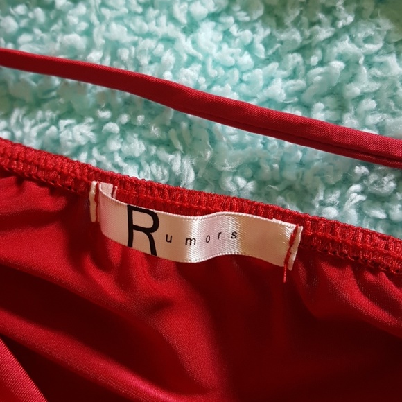 Ruffled Red Top - Picture 3 of 3